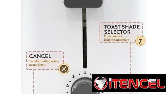 🍞 TOSTADORA ELITE GOURMET COOL TOUCH | 2 REBANADAS | RANURAS EXTRA ANCHAS | 7 NIVELES ENVÍO DISPONIBLE* + GARANTÍA**