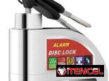 Protege tu moto o bicimoto de robo. Candado anticizalla con alarma para moto y bicimoto. Cascos. Precio 18 usd