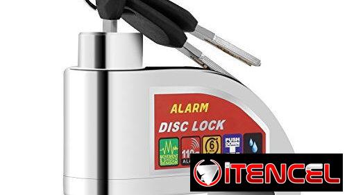 Protege tu moto o bicimoto de robo. Candado anticizalla con alarma para moto y bicimoto. Cascos. Precio 18 usd