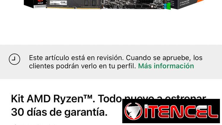 🔰Kit nuevo todo en caja con Ryzen 3 3200G, usted lo estrena. 30 días de Garantía.