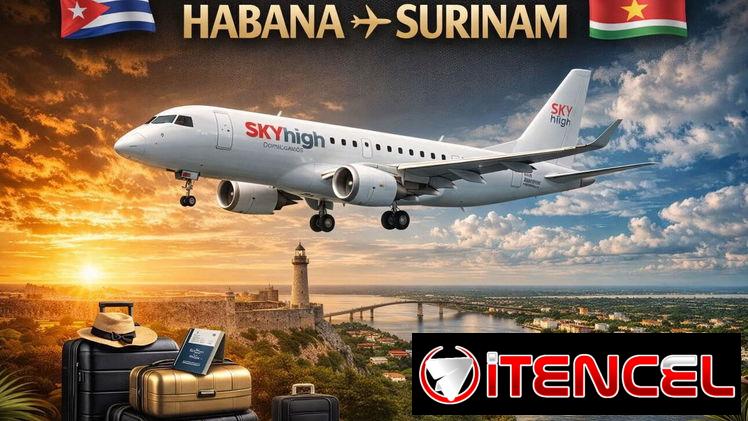 Vuelos a Suriname desde la Habana