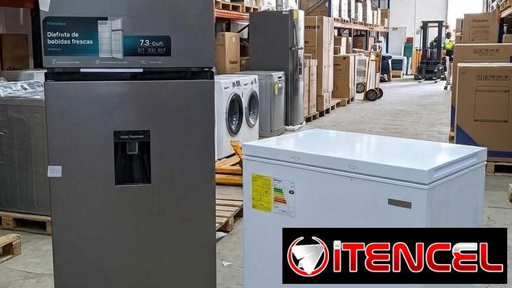 refrigerador de 7.2 pies con dispensador y nevera de 7.8 pies