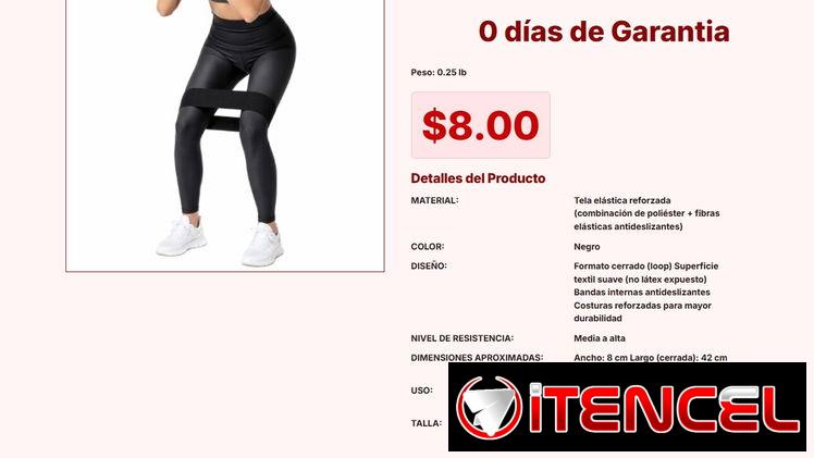 BANDA ELÁSTICA CERRADA DE RESISTENCIA VPT#-0034
