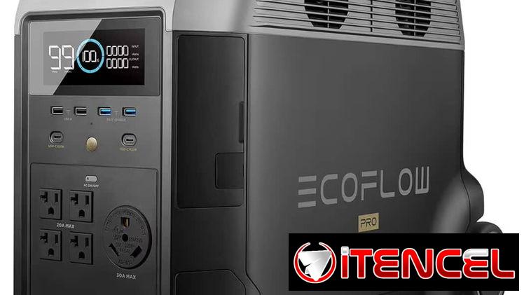 EcoFlow Delta Pro 110V 3600Wh Pico 7200W, Batería LiFePO y Carga Rápida Estación de Energía Portátil