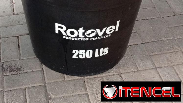 Tanques para agua 250 LTS marca rotovel en 60 mil con mensajería incluída