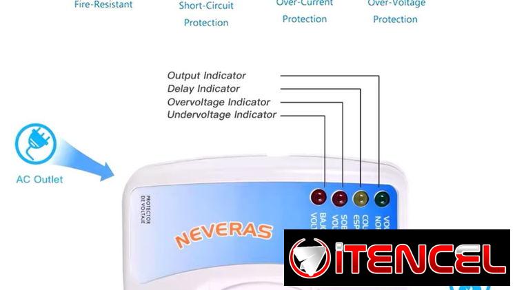 Protector de Voltaje 12A Neveras para Refrigerador y Congelador | Disponible en La Habana