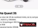 Meta Quest 3S. Último visor de VR de realidad mixta, de la compañía Meta. NUEVO y ORIGINAL