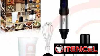 Batidora de Mano Multifuncional 4 en 1 Procesador de Alimentos 1000W | Licuadora con Picador Batidor .60 USD