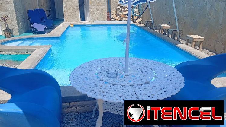 Hermosa casa de renta ,en la playa de Guanabo 🌊 piscina grande,  2 habitaciones +53 52463651 , a 3 cuadras del mar,  E