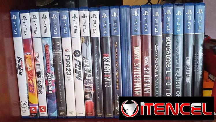 Discos de ps4 y ps5