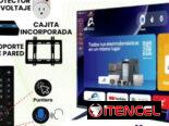 Televisores de 43 y de 50 pulgadas con cajita, soporte y regulador de voltaje incluidos en el precio al mejor precio.