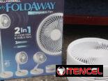 Ventilador portatil recargable americano nuevo My foldaway hasta 10h bat litio-40usd