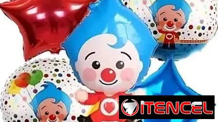 Set de 5 Globos Plim Plim (cp)