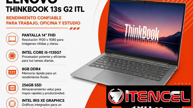 Laptop Lenovo ThinkBook 13s G2 ITL i5 8GB 256GB SSD | 14” FHD Grado A Plus en La Habana