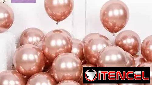 Paquetes de globos y globos cromados