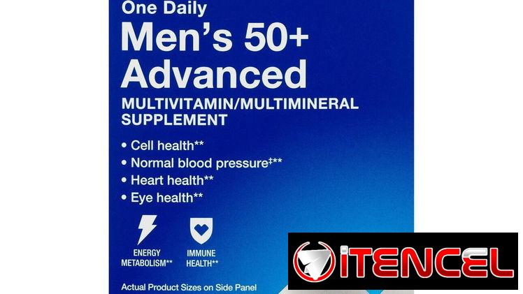MULTIVITAMINAS y MINERALES para mujeres y hombres mayores