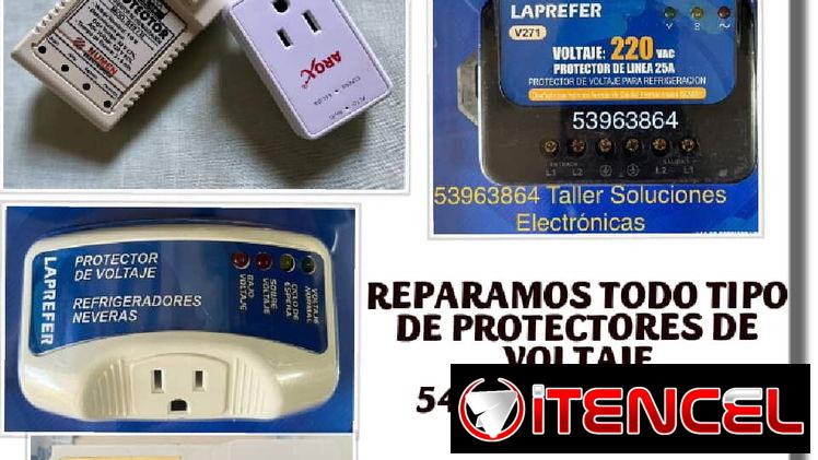 En la Ceiba,Playa , Taller Especializado en Protectores de línea. Telef : 53963864