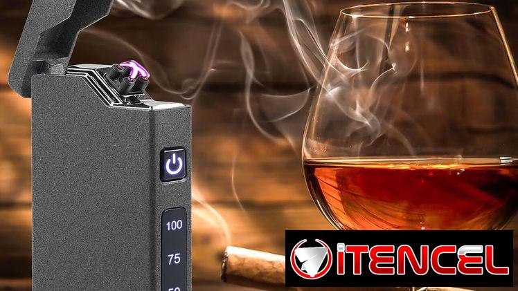 🔥Encendedor eléctrico USB recargable – Fosforera de plasma portátil con indicador🔋 | Regalo elegante🎁