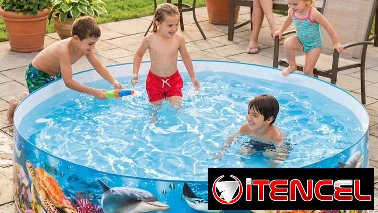 Piscina de 2.44 metros de diámetro