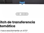 Switch de transferencia automática.Evita picos, cortos o doble alimentación, que podrían dañar aparatos. Nuevo