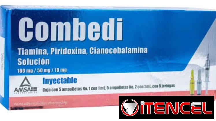 COMBEDI 5 DOSIS, VITAMINAS INYECTABLES,  B1,B6,B12