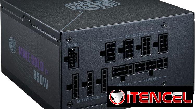 🔌Fuente de alimentación modular Cooler Master MWE Gold 850 V3 ▌850W, 80+ Gold, ATX 3.1 | 90° | PCIe 5.1