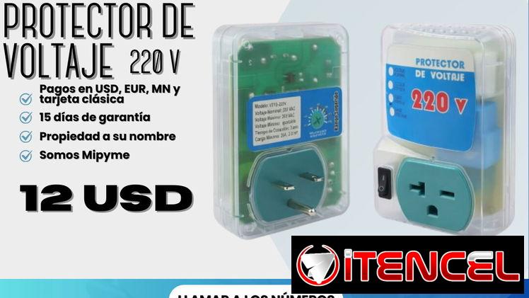 ⚡ PROTECTORES DE VOLTAJE 220 V PARA TUS ELECTRODOMÉSTICOS  ✅ TRADICIONALES Y DE LÍNEA  💲12 USD