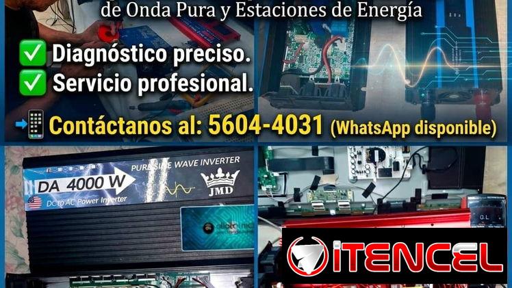 Taller especializado en Reparación de inversores  y Estaciones de Energía pequeñas whatsapp 5 6044031