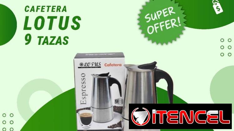 Cafetera LOTUS 9 tazas