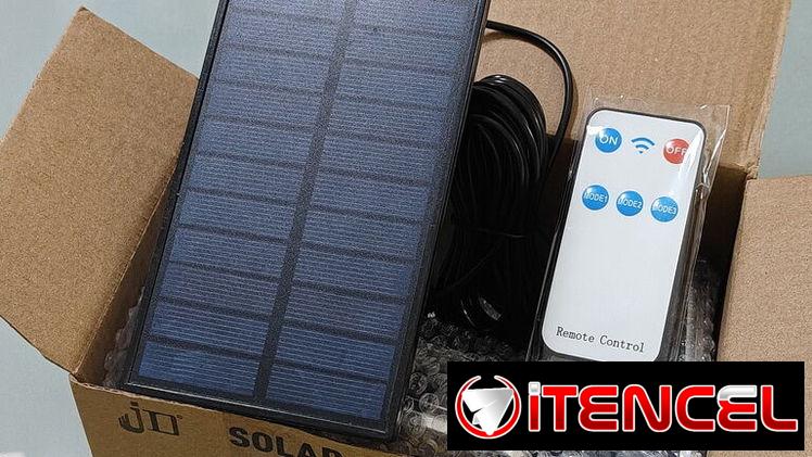 🌞 Lámpara LED de SEGURIDAD para exteriores con Sensor de movimiento y Solares