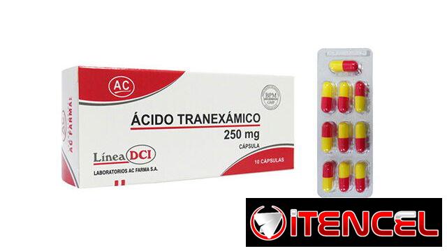 Ácido Tranexámico en cápsulas o pastillas 250 mg