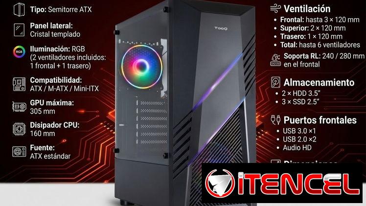Tooq Biohazard (2 Fanes RGB + Frontal RGB)