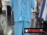 Conjunto de hombre camisa y pantalón de hilo. Variedad de colores