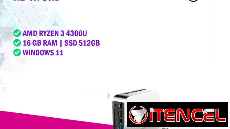 MINIPC ACEMAGIC K1 4K UHD | RYZEN 3 | 16GB RAM | NUEVA  Descripción: