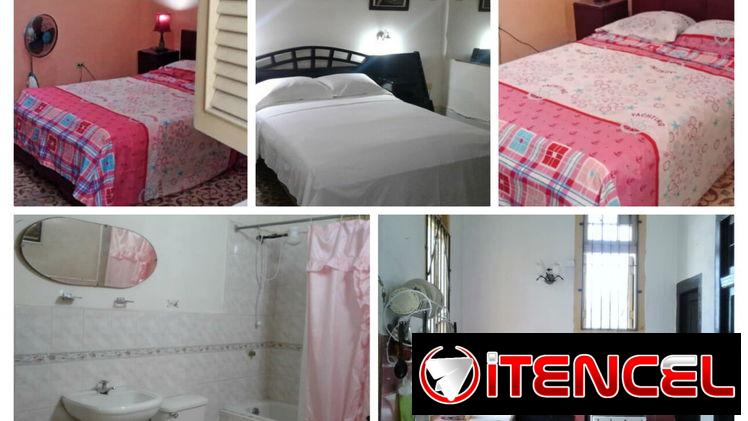 Centrica HABITACIÓN PRIVADA, ClimaTIZADA y ESPACIOSA a POCO PASOS d la Universidad d la Habana.(WIFI ).18 USD #50008772