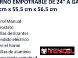 Horno empotrable Milexus