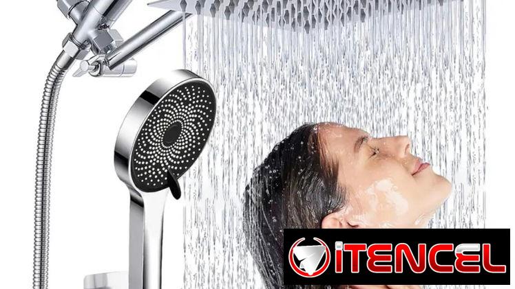 Ducha cuadrada con monomando