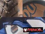 Goma y espejos de moto electrica