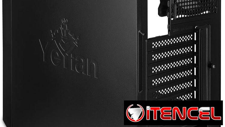 Chasis para PC Escritorio Gaming  con cristal templado y control de fans ARGB +