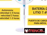 Ventilador recargable