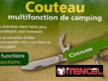 Cuchilla multifuncional de acero inoxidable con 5 funciones new en su estuche a estrenar !!!