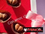 Cajas con 12 bombones para regalos