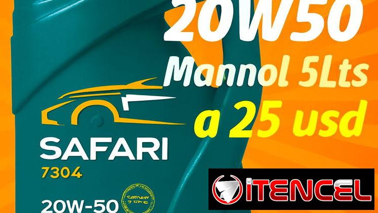 Aceite Mannol 20W50 5Lts