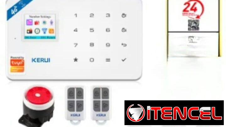 SISTEMA COMPLETO DE ALARMA CON 3 SENSORES DE MOV Y 3 DE PUERTA BOCINA Y TODO DE BATERIA AL MEJOR PRECIO!!!