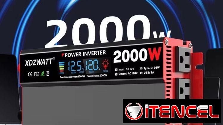 XDZWATT inverter onda modificada 2000W(800W continuos)