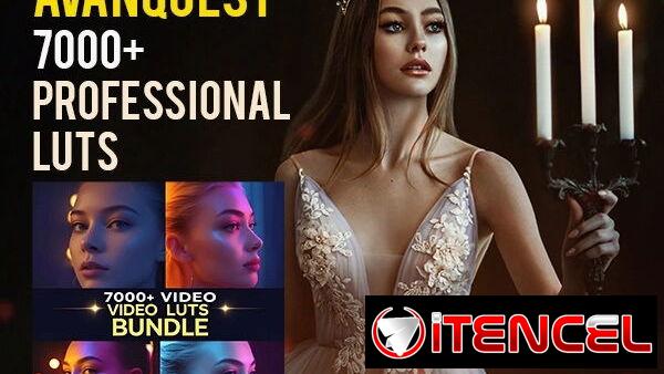 🤩 Avanquest – 7000+ Professional LUTs para Editores, Creadores de Contenidos de Video para social Media, Cineastas.