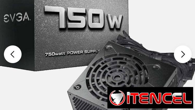 FUENTE DE PODER EVGA 750W DE 750W /SELLADA +ENVÍO