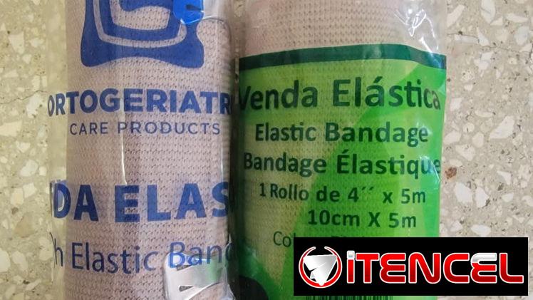 Venda elástica 10cm x 5M y 6” x 5Y 1000$