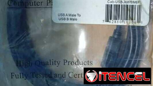 CABLE USB PARA IMPRESORAS O ESCANER, NUEVO SELLADO, AL 52843801