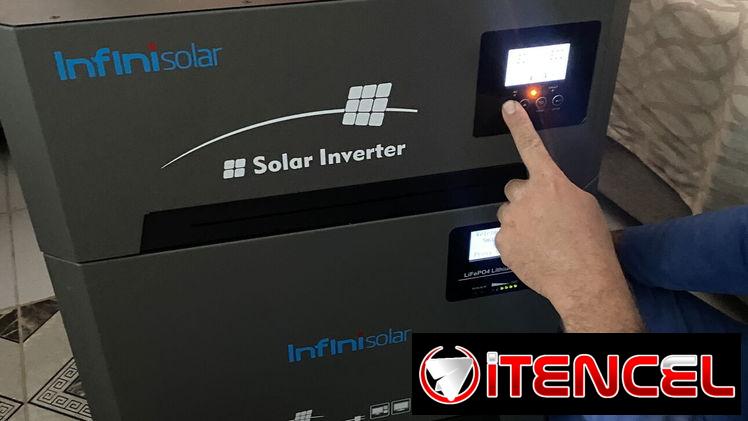 INVERSOR INFINiTY SOLAR 3KW / BATERÍA 7.1KWh / 120V (TODO EN UNO)
